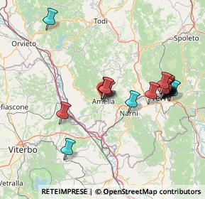 Mappa Via delle Mura, 05022 Amelia TR, Italia (16.087)