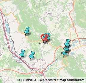 Mappa Via delle Mura, 05022 Amelia TR, Italia (6.65429)