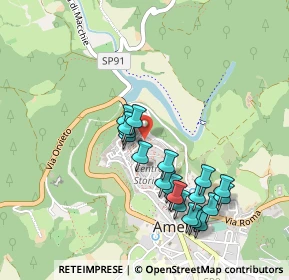 Mappa Via delle Mura, 05022 Amelia TR, Italia (0.4745)