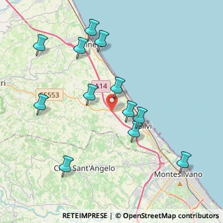 Mappa Autostrada Adriatica, 64028 Silvi TE, Italia (4.46167)