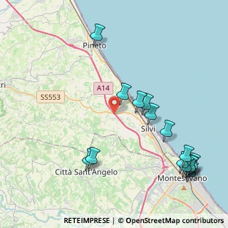Mappa Autostrada Adriatica, 64028 Silvi TE, Italia (5.46875)