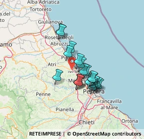 Mappa Autostrada Adriatica, 64028 Silvi TE, Italia (10.0685)