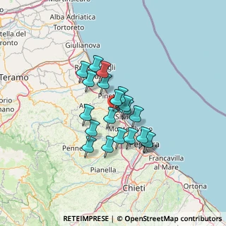 Mappa Autostrada Adriatica, 64028 Silvi TE, Italia (10.179)