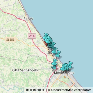 Mappa Sottopasso pedonale stazione Ferroviaria di Silvi, 64028 Silvi TE, Italia (3.10688)