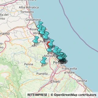 Mappa Sottopasso pedonale stazione Ferroviaria di Silvi, 64028 Silvi TE, Italia (10.6325)
