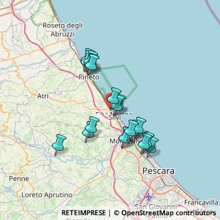Mappa Via Trieste, 64028 Silvi TE, Italia (6.44)