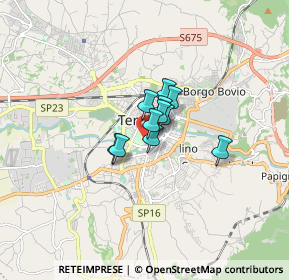 Mappa Piazza Giulio Briccialdi, 05100 Terni TR, Italia (0.77818)