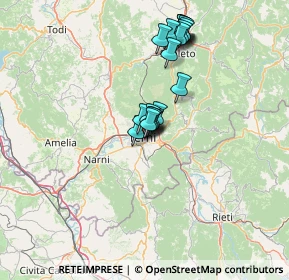 Mappa Via delle Conce, 05100 Terni TR, Italia (12.5395)