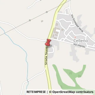 Mappa Strada Teverina,  20, 01100 Celleno, Viterbo (Lazio)