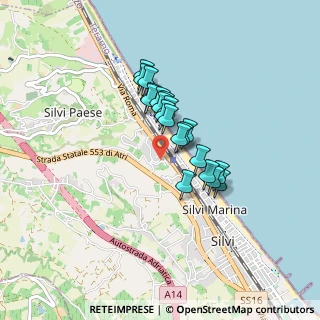 Mappa Via Bindi, 64028 Silvi TE, Italia (0.626)