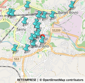 Mappa Via Franco Molé, 05100 Terni TR, Italia (1.04706)