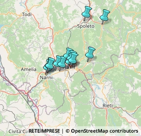 Mappa Via Franco Molé, 05100 Terni TR, Italia (8.93)