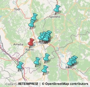 Mappa Via Franco Molé, 05100 Terni TR, Italia (13.94588)