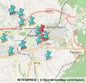 Mappa Via Franco Molé, 05100 Terni TR, Italia (2.24929)