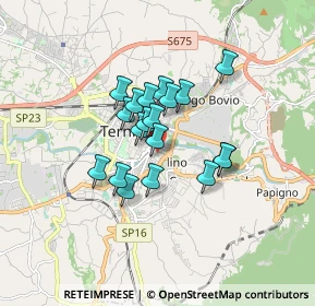 Mappa Via Franco Molé, 05100 Terni TR, Italia (1.23053)