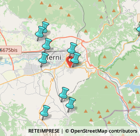 Mappa Via Mola di Bernardo, 05100 Terni TR, Italia (4.71182)