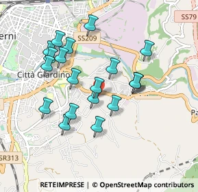 Mappa Via Mola di Bernardo, 05100 Terni TR, Italia (0.875)