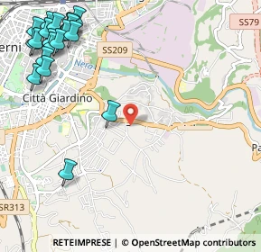 Mappa Via Mola di Bernardo, 05100 Terni TR, Italia (1.637)