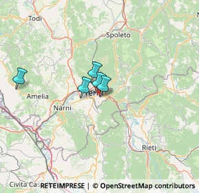 Mappa Via Mola di Bernardo, 05100 Terni TR, Italia (30.92)