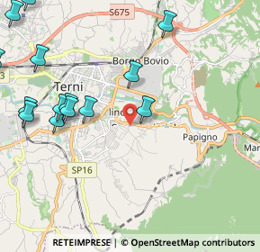 Mappa Via Mola di Bernardo, 05100 Terni TR, Italia (2.79286)