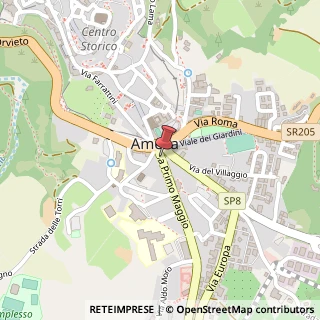 Mappa Via I° Maggio, 12, 05022 Amelia, Terni (Umbria)