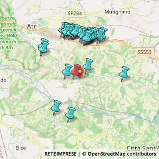 Mappa Contrada S. Martino, 64032 Atri TE, Italia (2.09966)