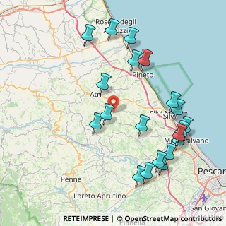 Mappa Contrada S. Martino, 64032 Atri TE, Italia (9.5455)