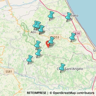 Mappa Contrada S. Martino, 64032 Atri TE, Italia (3.7775)
