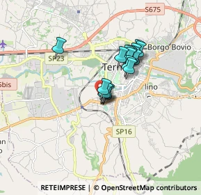Mappa Via Scoglio di Quarto, 05100 Terni TR, Italia (1.26722)