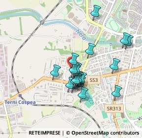 Mappa Via Scoglio di Quarto, 05100 Terni TR, Italia (0.3825)