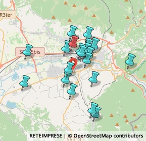 Mappa Via Scoglio di Quarto, 05100 Terni TR, Italia (3.109)
