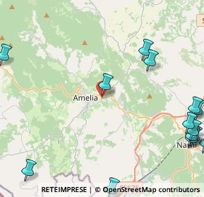 Mappa Strada del Fondo, 05022 Amelia TR, Italia (7.32059)