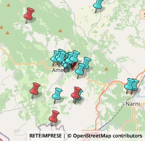 Mappa Strada del Fondo, 05022 Amelia TR, Italia (3.2135)