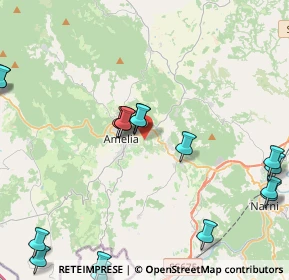 Mappa Strada del Fondo, 05022 Amelia TR, Italia (5.84941)