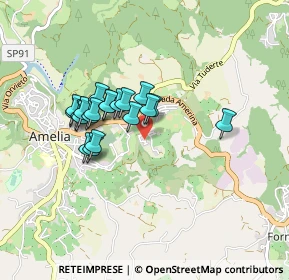 Mappa Strada del Fondo, 05022 Amelia TR, Italia (0.719)