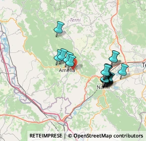 Mappa Strada del Fondo, 05022 Amelia TR, Italia (6.8815)