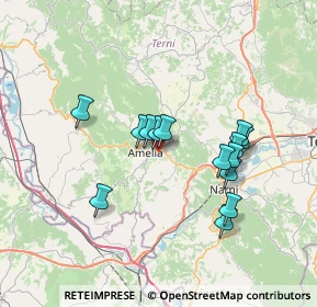 Mappa Strada del Fondo, 05022 Amelia TR, Italia (6.36786)