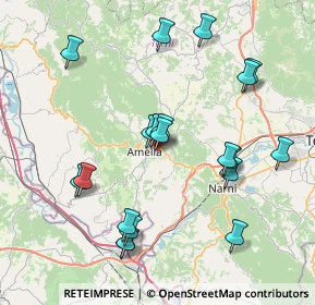 Mappa Strada del Fondo, 05022 Amelia TR, Italia (8.481)