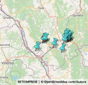Mappa Strada del Fondo, 05022 Amelia TR, Italia (11.87)