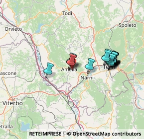 Mappa Strada del Fondo, 05022 Amelia TR, Italia (13.855)