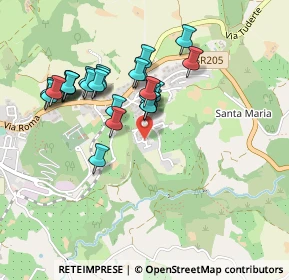 Mappa Strada del Fondo, 05022 Amelia TR, Italia (0.43077)