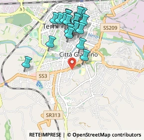 Mappa Strada delle Grazie, 05100 Terni TR, Italia (1.0545)