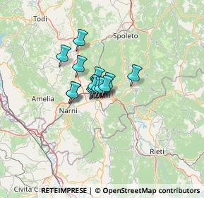 Mappa Strada delle Grazie, 05100 Terni TR, Italia (6.78214)