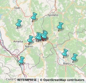 Mappa Strada delle Grazie, 05100 Terni TR, Italia (13.4)