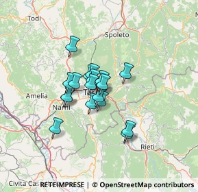 Mappa Via Campomicciolo, 05100 Terni TR, Italia (8.85056)