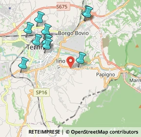 Mappa Via Campomicciolo, 05100 Terni TR, Italia (2.29091)
