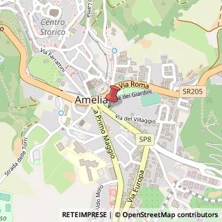 Mappa Via Rimembranze, 48, 05022 Amelia, Terni (Umbria)