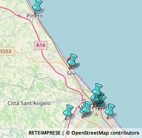 Mappa Via Arrigo Rossi, 64029 Silvi TE, Italia (5.21333)