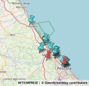 Mappa Via Arrigo Rossi, 64029 Silvi TE, Italia (7.01389)