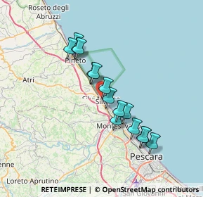 Mappa Via Arrigo Rossi, 64029 Silvi TE, Italia (6.33)